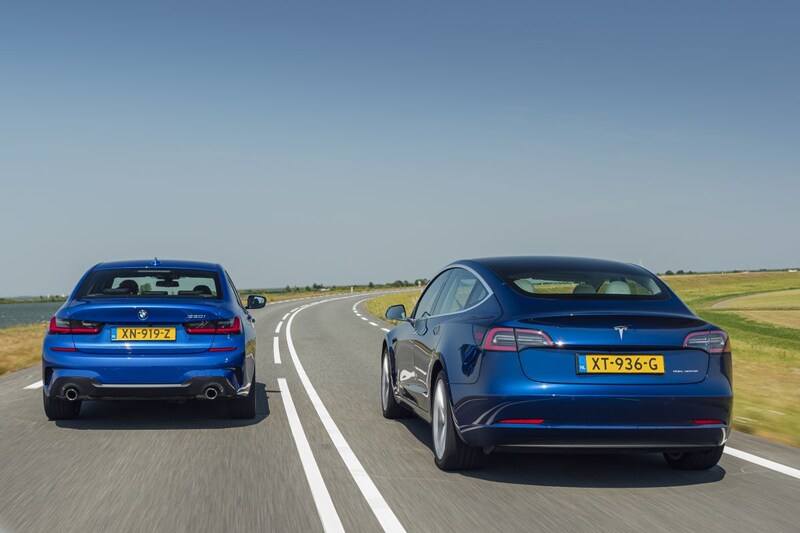 Tesla Model 3 BMW dubbeltest zakelijk
