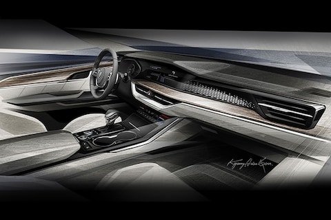 Kia Mohave toont dashboard