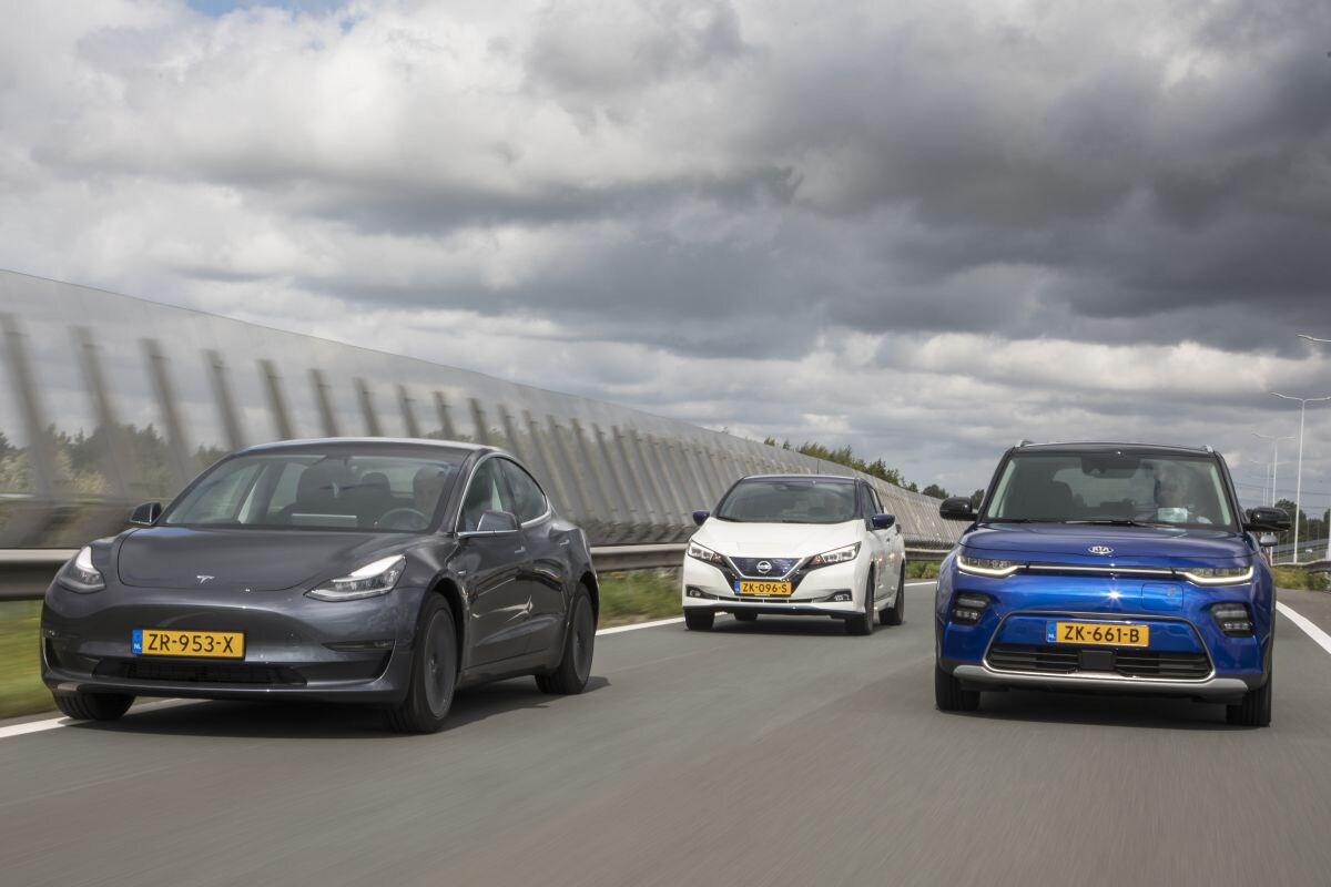 EV's elektrisch rijden bijtelling Nederland Tesla 
