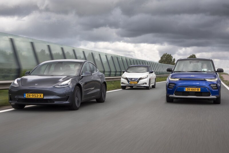 EV's elektrisch rijden bijtelling Nederland Tesla 