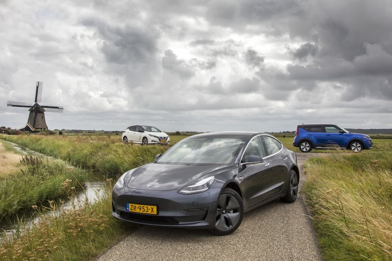 EV's elektrisch rijden bijtelling Nederland Tesla 