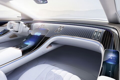 Mercedes-Benz EQ Concept nu vanbinnen