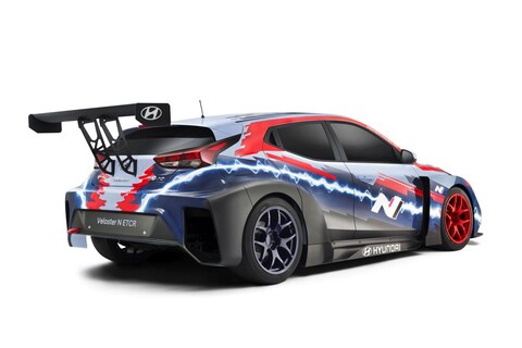 Hyundai Veloster N ETCR rolt elektrospieren