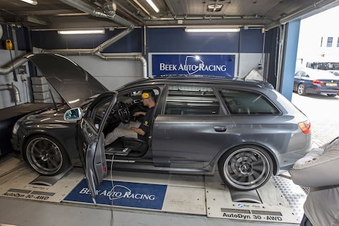 Audi RS6 - Op de rollenbank