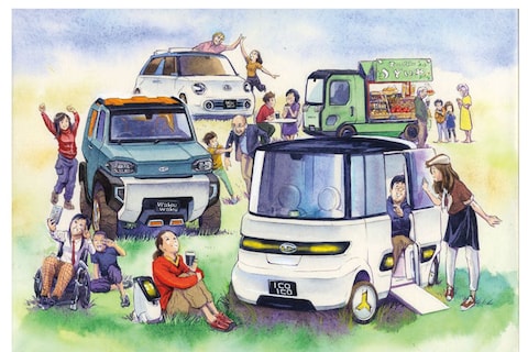 Daihatsu toont knotsgekke kant in Tokio