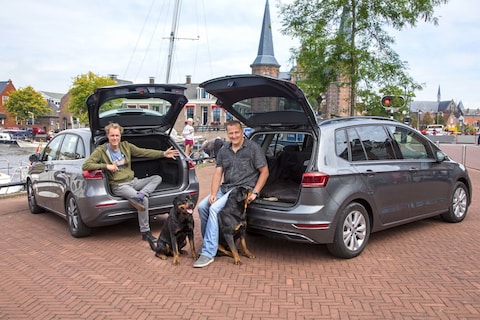 Mercedes-Benz B-klasse ontmoet Volkswagen Golf Sportsvan