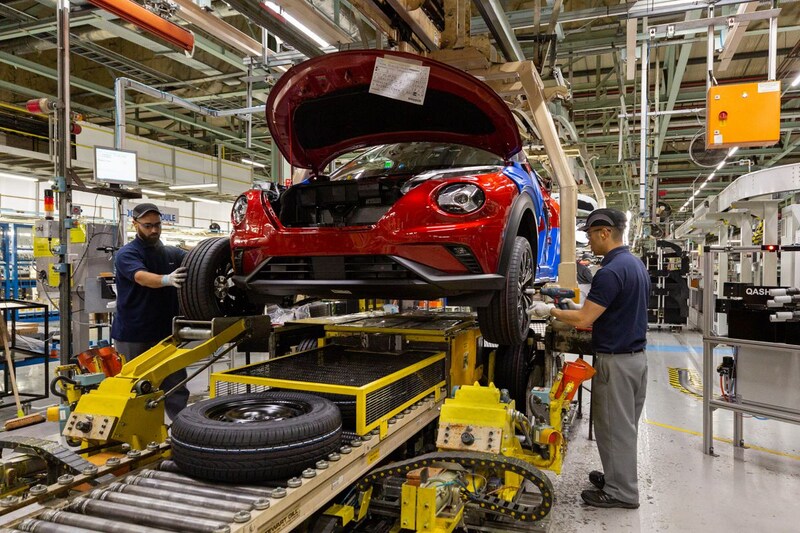 Nissan Juke productie UK Sunderland fabriek