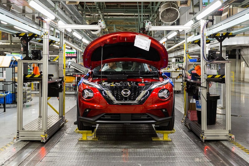 Nissan Juke productie UK Sunderland fabriek