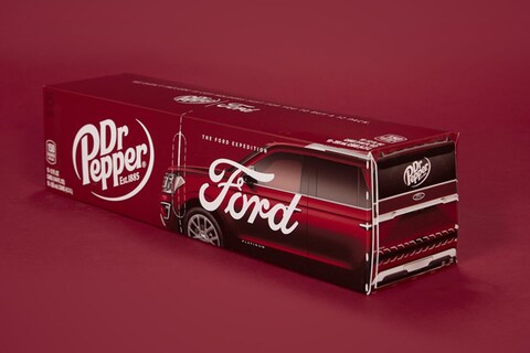 Dr. Pepper ontwikkelt speciaal 15-pack voor Ford Expedition