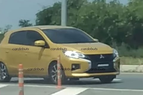 Gefacelifte Mitsubishi Space Star gesnapt