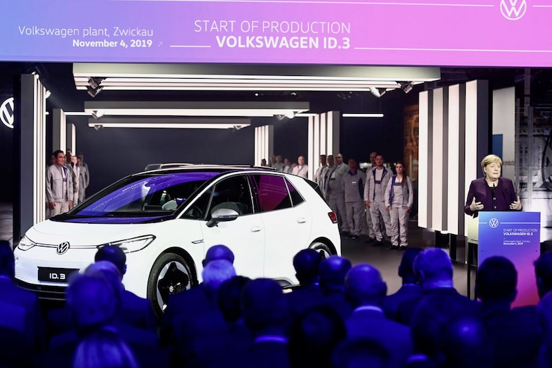 Volkswagen ID.3 productie Angela Merkel