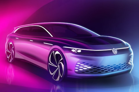 Volkswagen met ID. Space Vizzion Concept naar Los Angeles