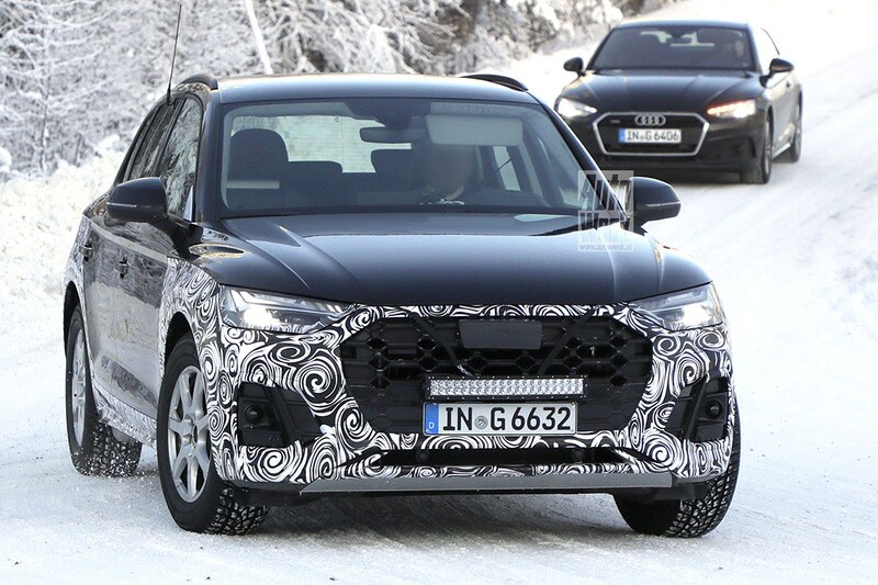 Spyshots Audi Q5 facelift