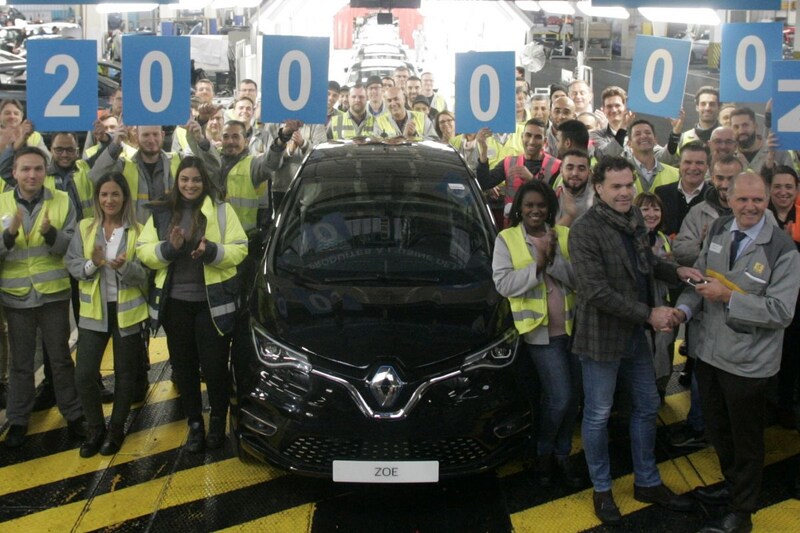 Renault Zoe Flins fabriek productiemijlpaal