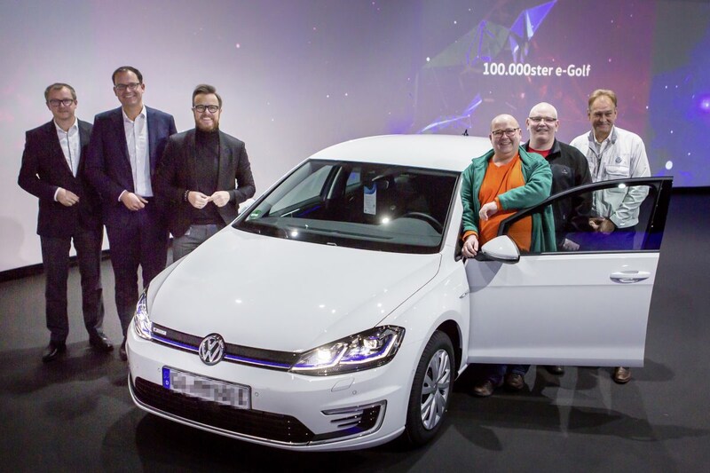 Volkswagen e-Golf 100.000 mijlpaal