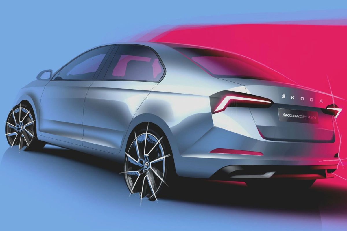 Skoda Rapid Sedan designschets
