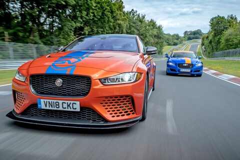 Jaguar ringtaxi/XE SV - Project 8 - Reportage
