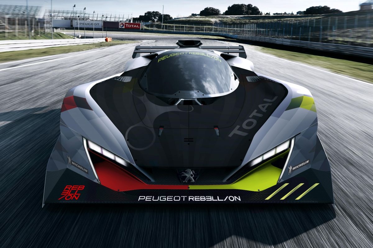 Le Mans Hypercar-racer Peugeot en Rebellion
