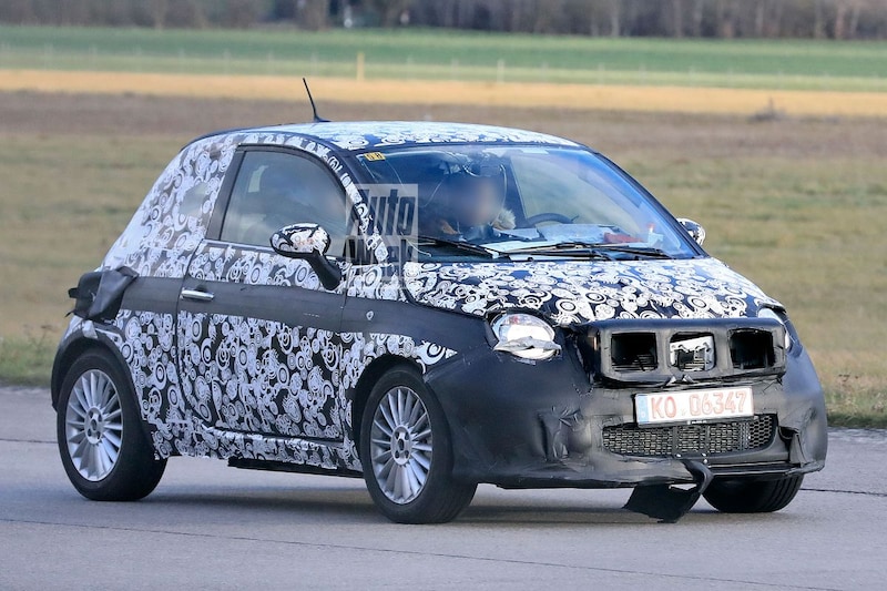 Fiat 500 Electric spyshots