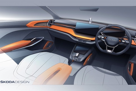 Skoda schetst binnenste nieuwe concept-car