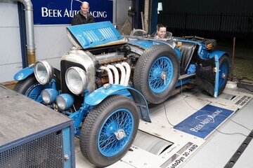 Bentley Bluebell oldtimer Rollenbank