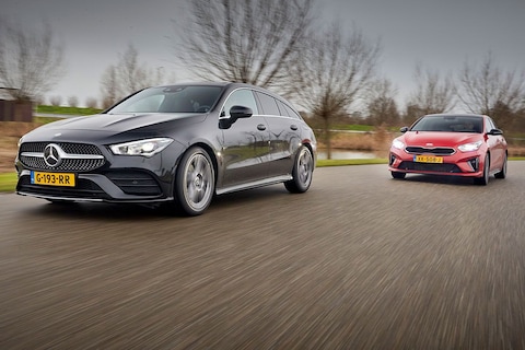 Mercedes-Benz CLA Shooting Brake vs. Kia ProCeed - Vergelijkende Test