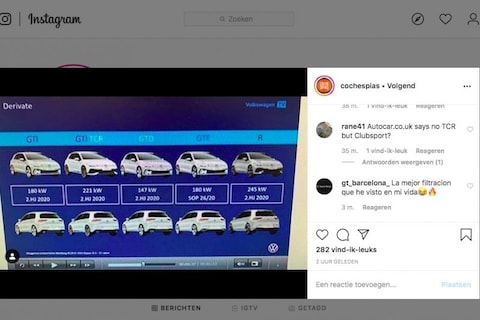 Volkswagen Golf GTI lekt verder uit