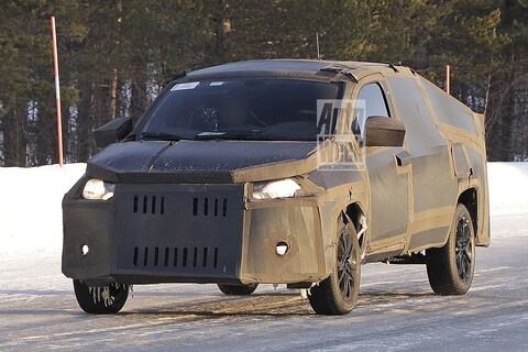 Fiat Mobi 'pick-up' bijzonder beplakt