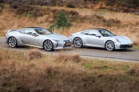Vergelijkende Test: Lexus LC 500h vs. Porsche 911 Carrera