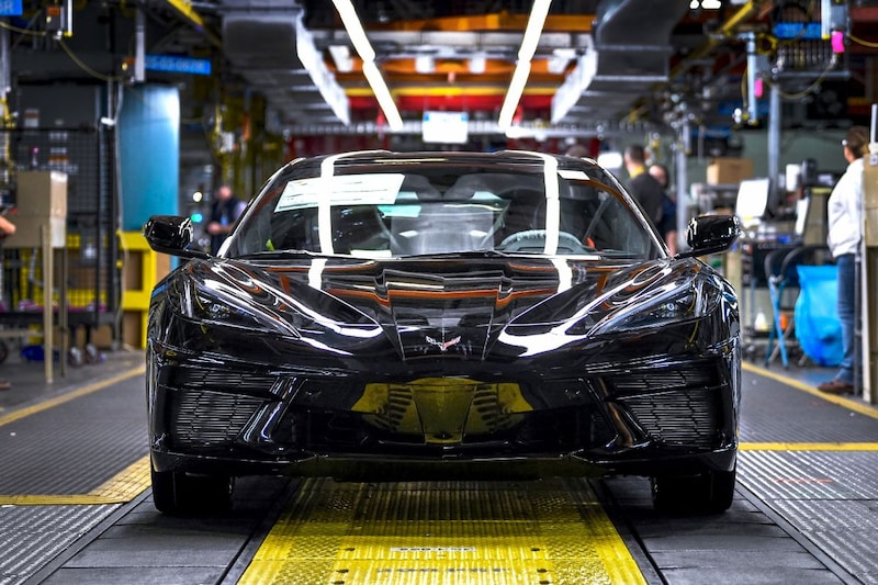 Corvette Stingray Kentucky fabriek productie