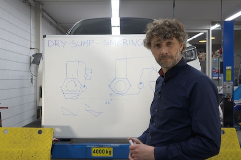 Dry Sump-smeersysteem - Cornelis schetst