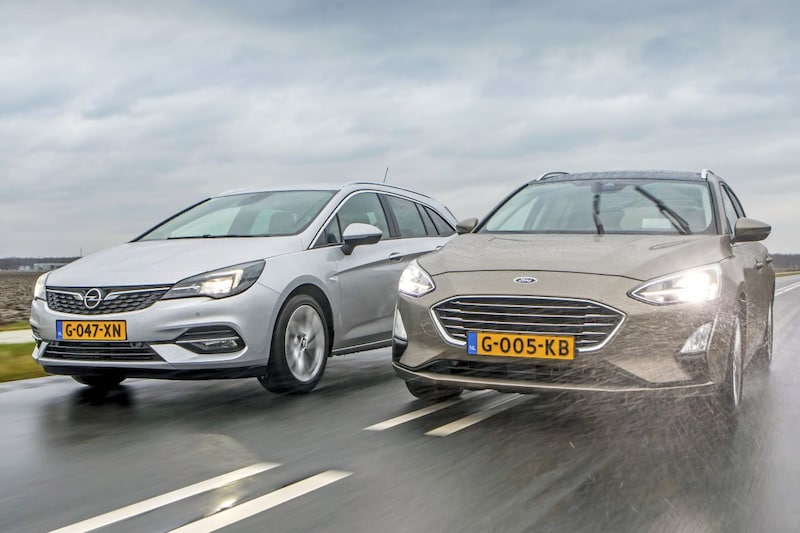 Leaseauto Ford Focus Opel Astra stationwagen