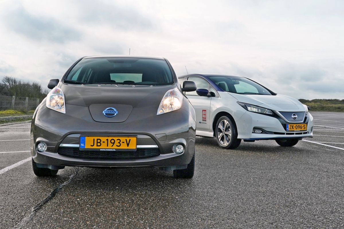 Nissan Leaf oud en nieuw
