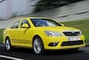 Skoda Octavia productiemijlpaal RS geel