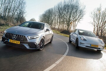 Mercedes-Benz AMG A45 Tesla Model 3 Performance
