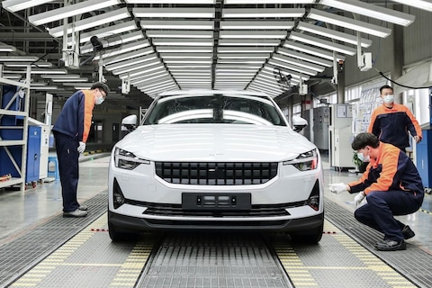 Productie van de Polestar 2 is gestart