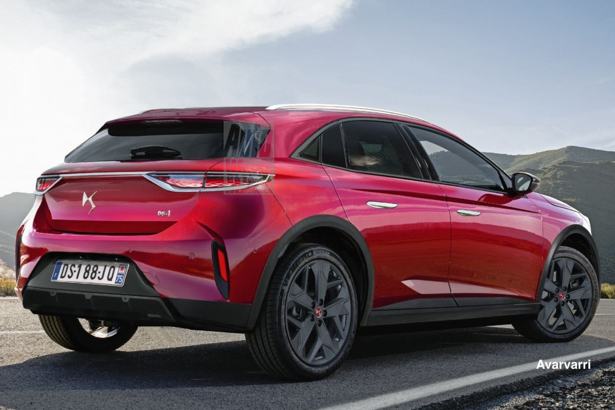 DS 4 Crossback Blik to the Future render vooruitblik