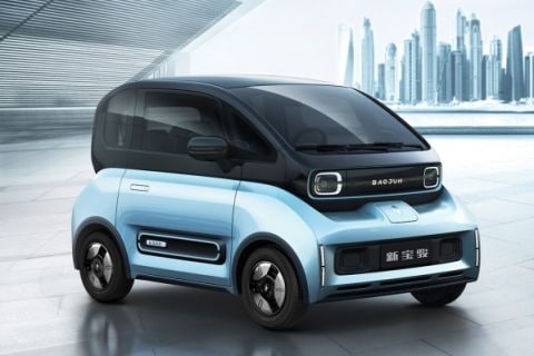 Baojun E300 is piepkleine elektrische vierzitter