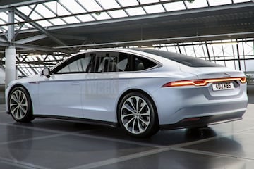 Jaguar XJ render vooruitblik 