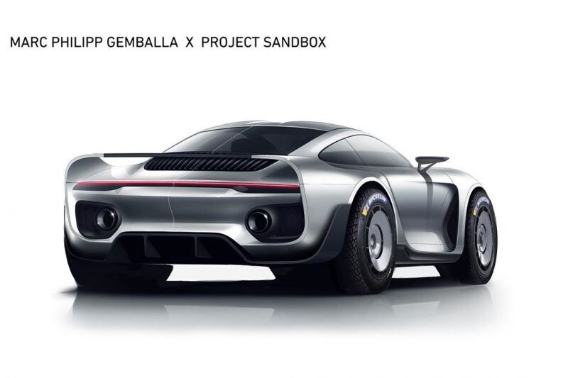 Marc Philipp Gemballa Porsche schets