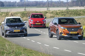 Cross-overs Fiat 500X Peugeot 2008 Renault Captur 