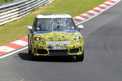 Gefacelifte Mini Countryman verkent Nürburgring