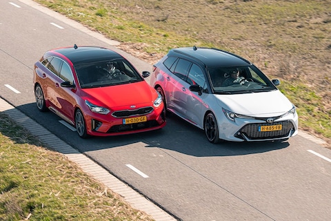 Test: Toyota Corolla Touring Sports 2.0 Hybrid vs. Kia ProCeed GT