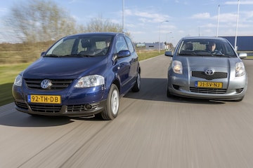 Volkswagen Fox Toyota Yaris occasion gebruikt twee