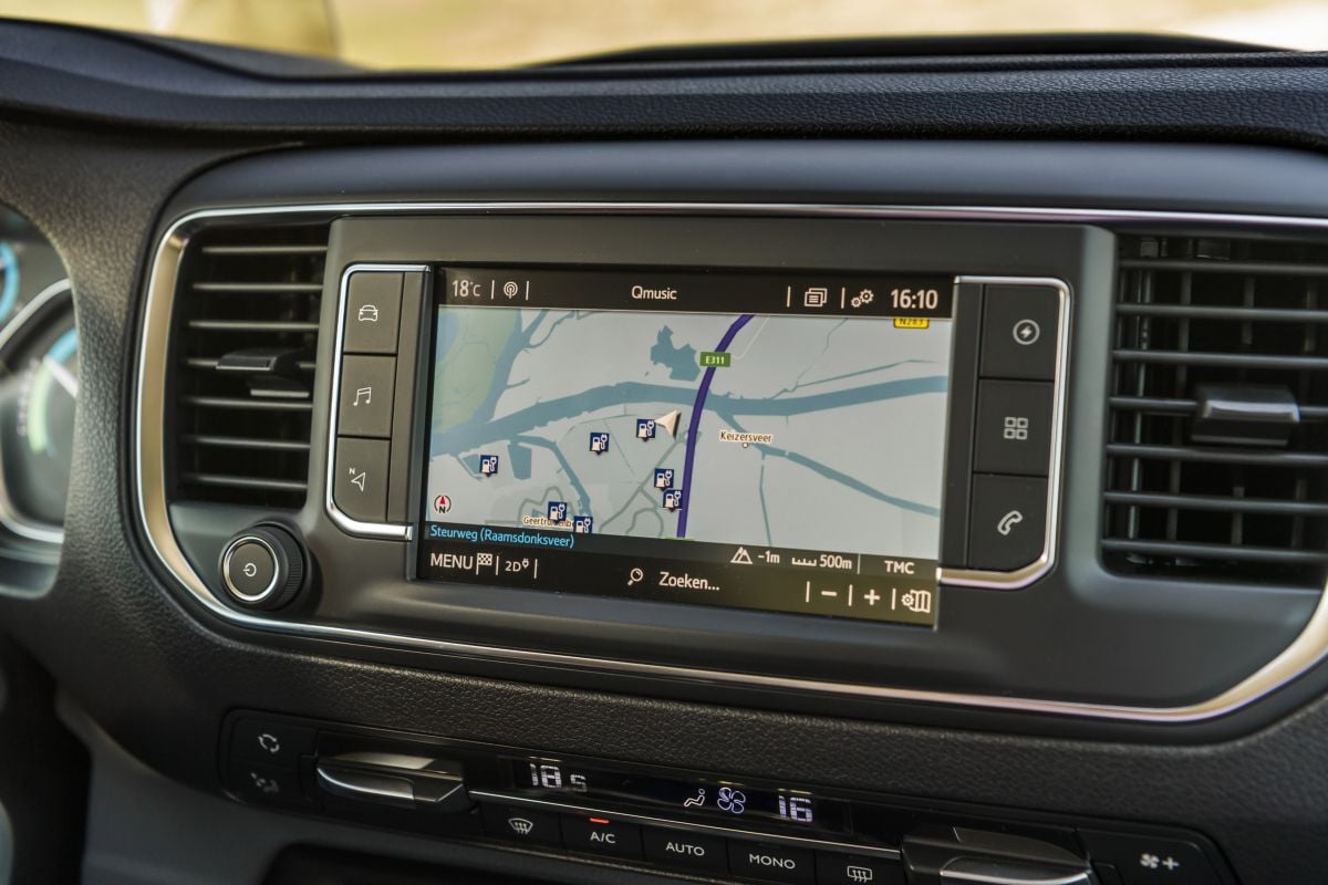 Toyota Proace Electric navigatie