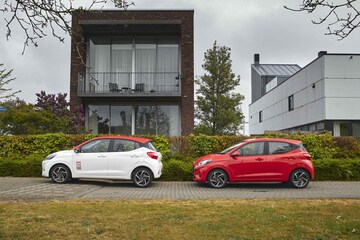 Hyundai i10 woonwijk stad A-segment parkeren