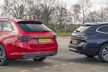 Stationwagen achterklep kofferbak vakantie