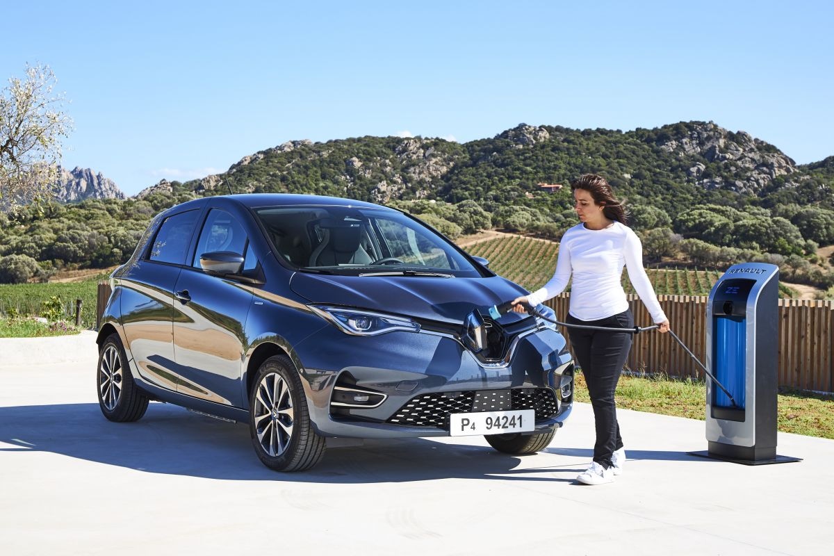 Renault Zoe stekker laadpaal