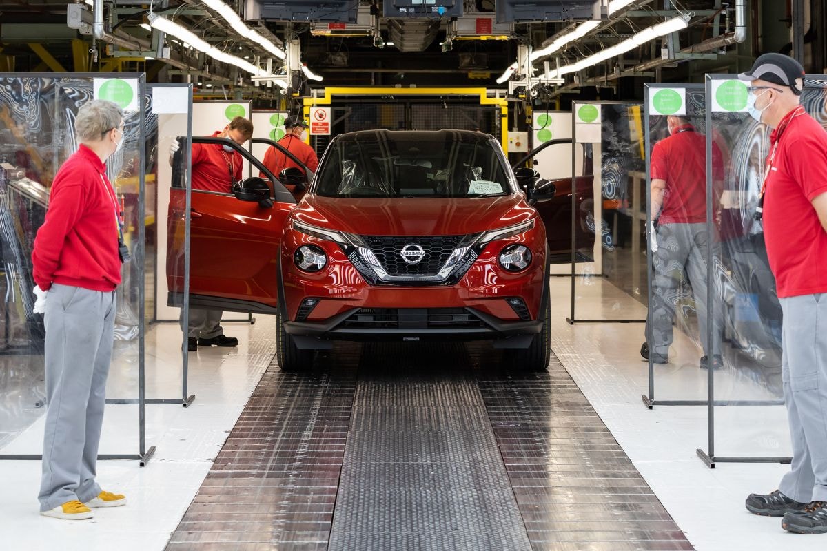 Sunderland Nissan fabriek corona Juke