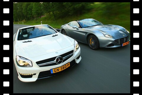Videoflashback: Ferrari California T vs. Mercedes-AMG SL 63 - Test